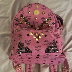 Pink mcm bag